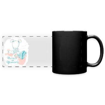 Believe in Yourself - Panorama-Tasse farbig - Schwarz - Vorne