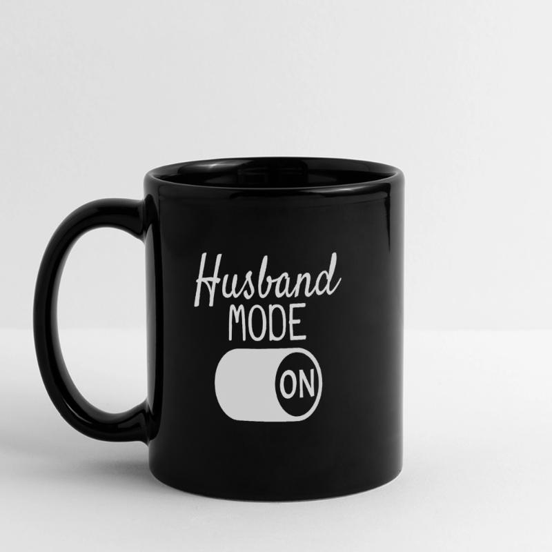 Ehemann Panorama-Tasse farbig