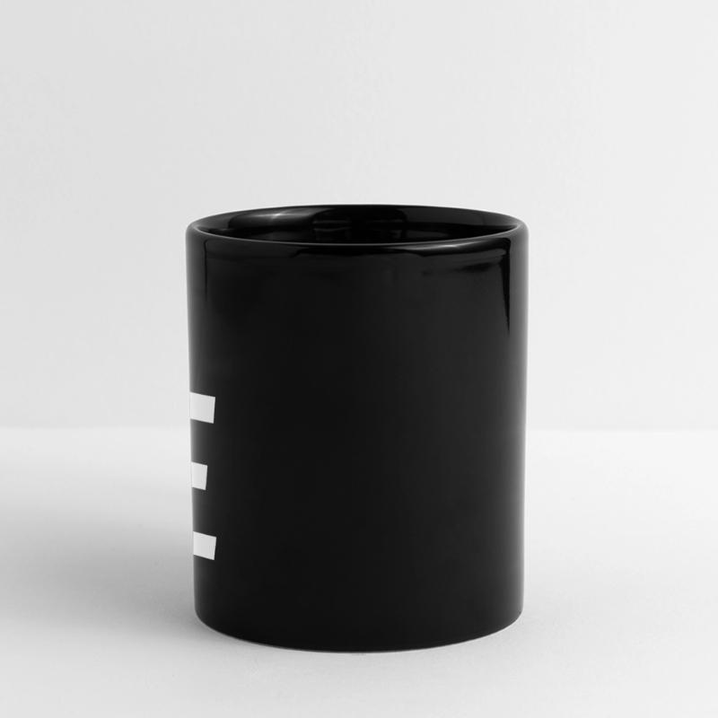 Buchstabe E mit Krone Panorama-Tasse farbig