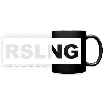 RSLNG - Riesling White Block - Panorama-Tasse farbig - Schwarz - Vorne
