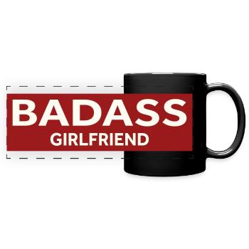PETITE AMIE BADASS - Mug panoramique uni - noir - Devant