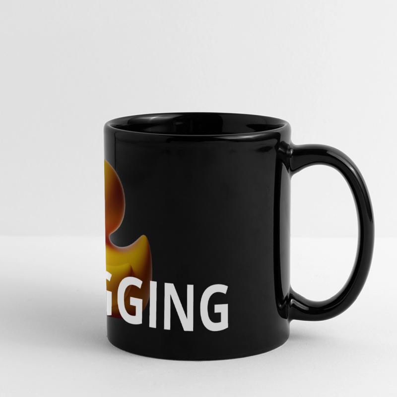 LUZILLION CODER COUTURE, DÉBOGAGE DE RUBBER DUCK Mug panoramique uni