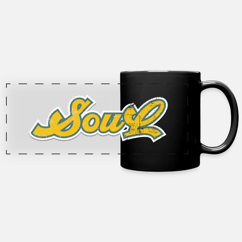 Soul Music - Full Colour Panoramic Mug - black