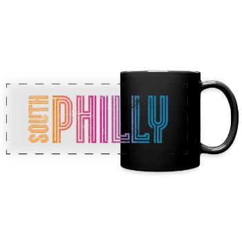 South Philly Philadelphia - Full Colour Panoramic Mug - black - Front