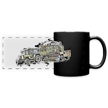 ZT325 + E281 - Panorama-Tasse farbig - Schwarz - Vorne
