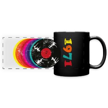 1971 Vintage - Full Colour Panoramic Mug - black - Front