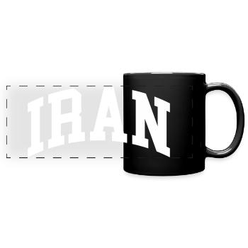 Iran - Full Colour Panoramic Mug - black - Front