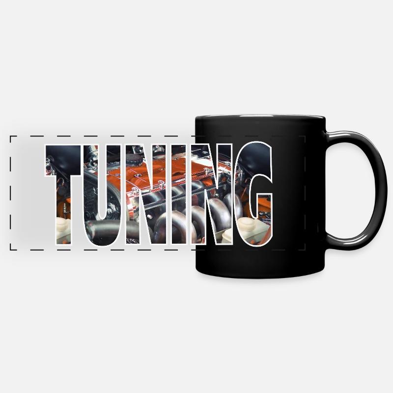 Tuning - Full Colour Panoramic Mug - black