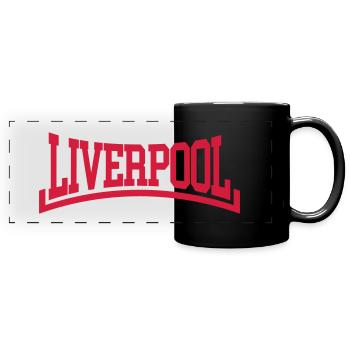 Liverpool - Full Colour Panoramic Mug - black - Front