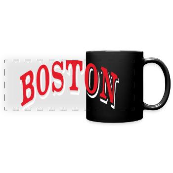 Boston - Full Colour Panoramic Mug - black - Front