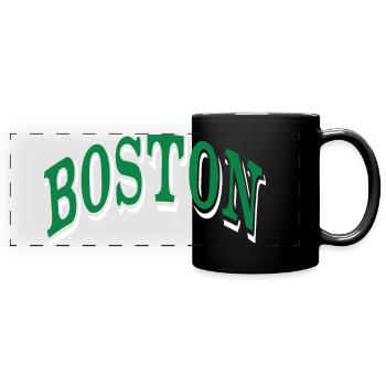 Boston - Full Colour Panoramic Mug - black - Front