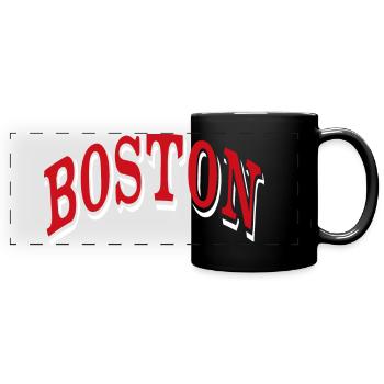 Boston - Full Colour Panoramic Mug - black - Front