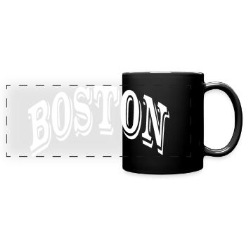 Boston - Full Colour Panoramic Mug - black - Front