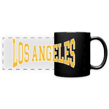 Los Angeles - Full Colour Panoramic Mug - black - Front