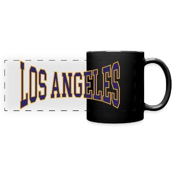 Los Angeles - Full Colour Panoramic Mug - black - Front