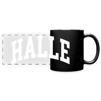 Hall - Full Colour Panoramic Mug - black - Front