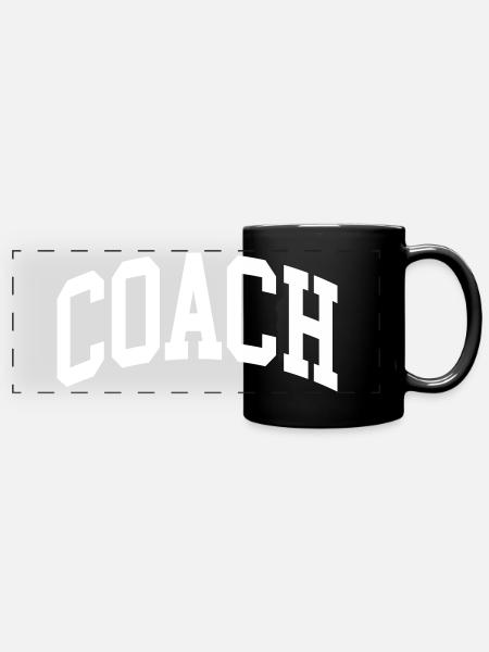 Coach - Panorama-Tasse farbig - Schwarz