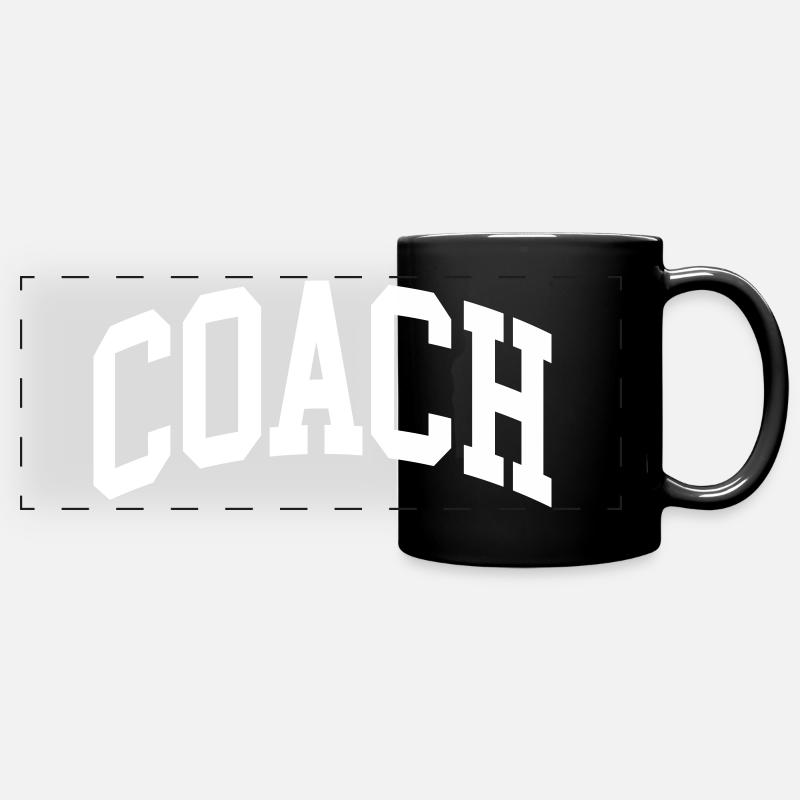 Coach - Panorama-Tasse farbig - Schwarz