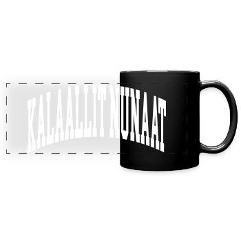 Kalaallit Nunaat - Mug panoramique uni - noir - Devant