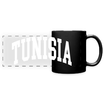 Tunisia - Full Colour Panoramic Mug - black - Front