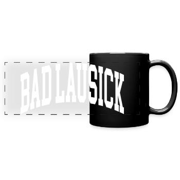 Bad Lausick - Mug panoramique uni - noir - Devant