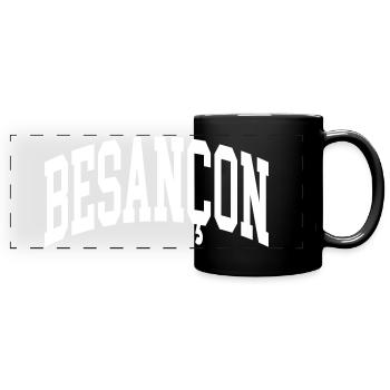 Besançon - Panorama-Tasse farbig - Schwarz - Vorne