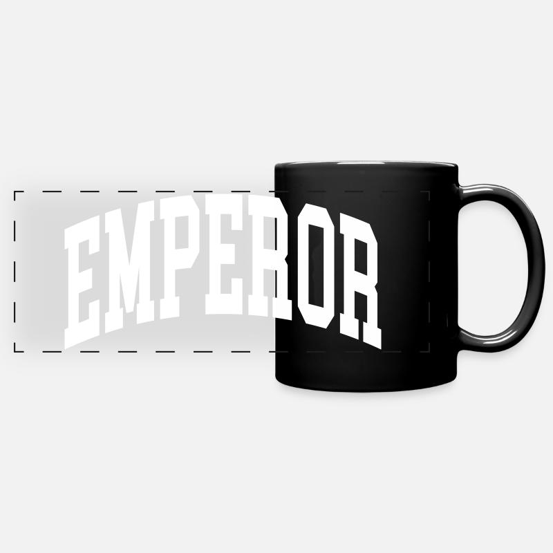 Empereur - Mug panoramique uni - noir