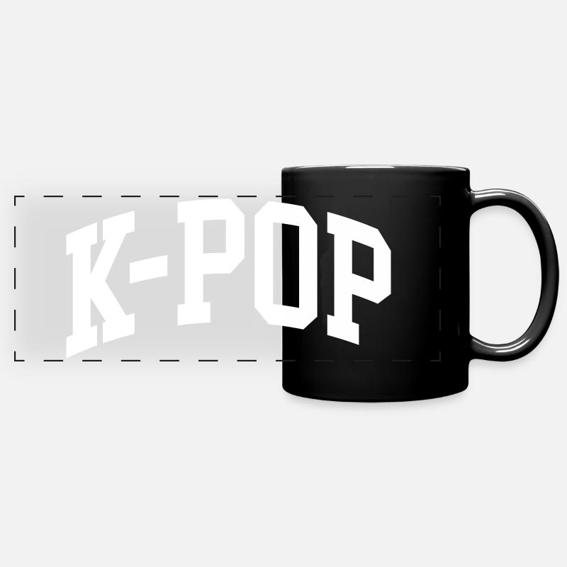 K-Pop - Mug panoramique uni - noir