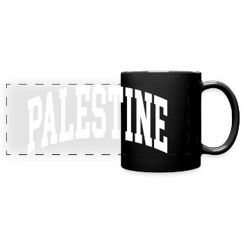 Palestine - Full Colour Panoramic Mug - black - Front