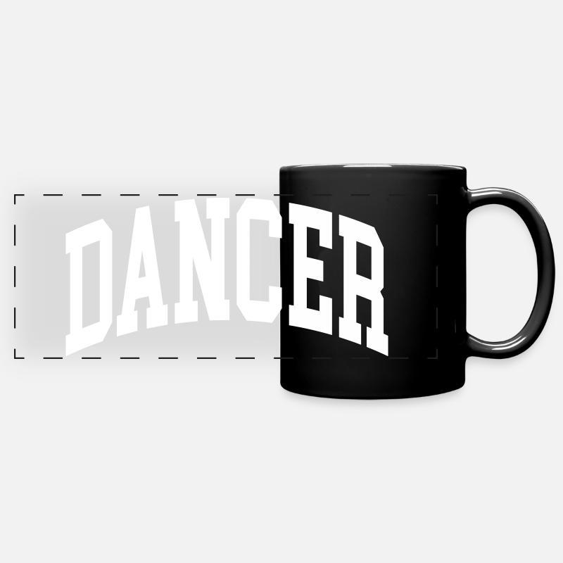 Dancer - Full Colour Panoramic Mug - black