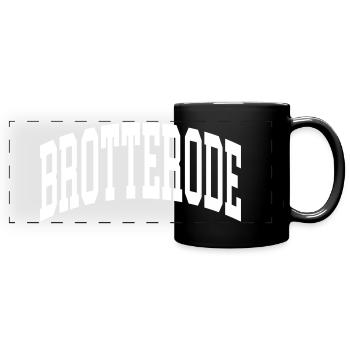 Brotterode - Mug panoramique uni - noir - Devant
