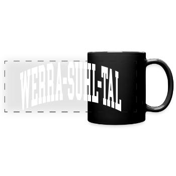 Werra-Suhl Valley - Full Colour Panoramic Mug - black - Front
