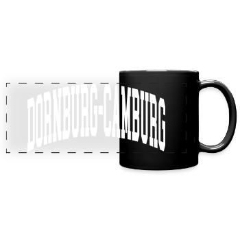 Dornburg-Camburg - Mug panoramique uni - noir - Devant