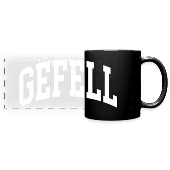 Gefell - Full Colour Panoramic Mug - black - Front
