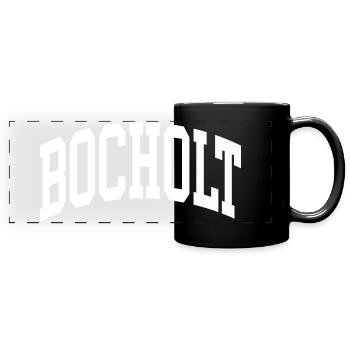 Bocholt - Mug panoramique uni - noir - Devant