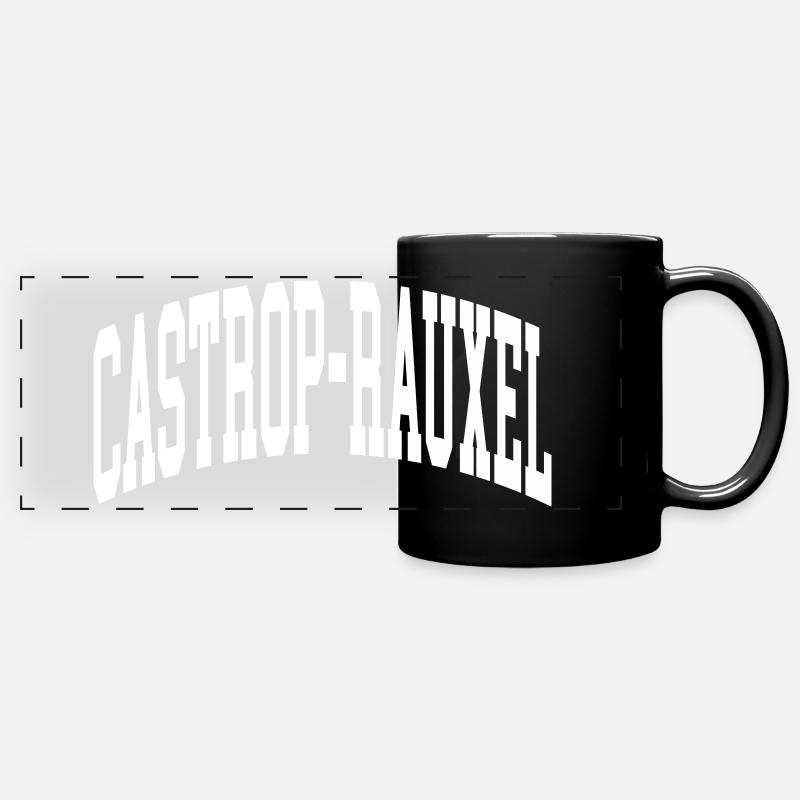 Castrop-Rauxel - Full Colour Panoramic Mug - black