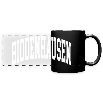 Canton de Hiddenhausen - Mug panoramique uni - noir - Devant