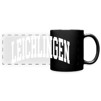 Leichlingen - Mug panoramique uni - noir - Devant