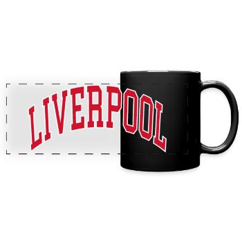 Liverpool - Full Colour Panoramic Mug - black - Front