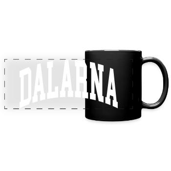 Dalarna - Full Colour Panoramic Mug - black - Front