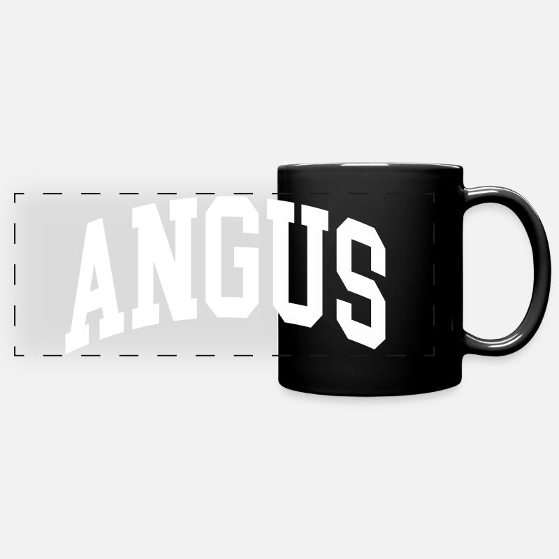 Angus - Panorama-Tasse farbig - Schwarz