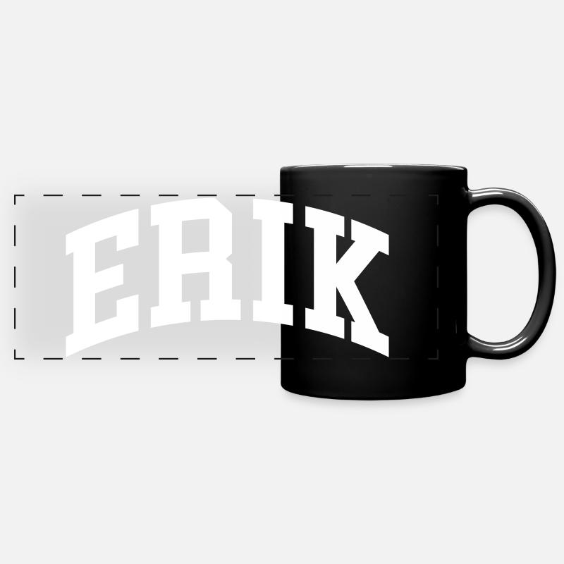 Erik - Panorama-Tasse farbig - Schwarz