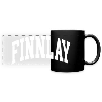 Finnlay (en anglais seulement) - Mug panoramique uni - noir - Devant