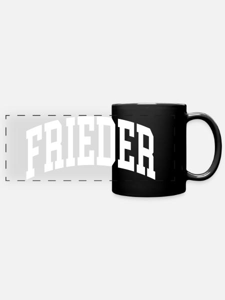 Frieder - Panorama-Tasse farbig - Schwarz