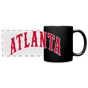 Atlanta - Panorama-Tasse farbig - Schwarz - Vorne
