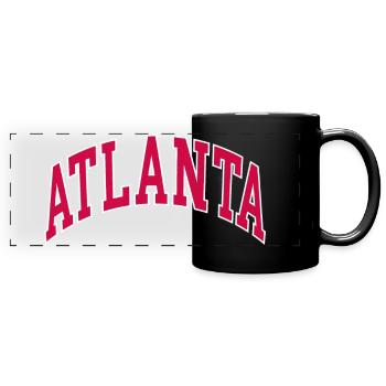 Atlanta - Panorama-Tasse farbig - Schwarz - Vorne
