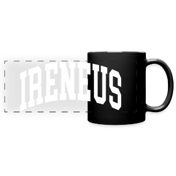 Irénée - Mug panoramique uni - noir - Devant