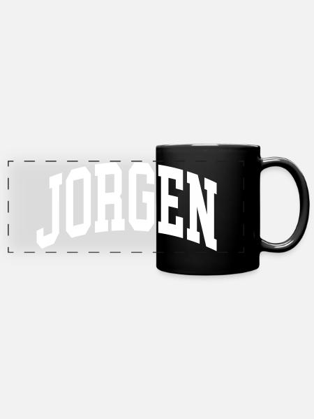 Jorgen - Panorama-Tasse farbig - Schwarz
