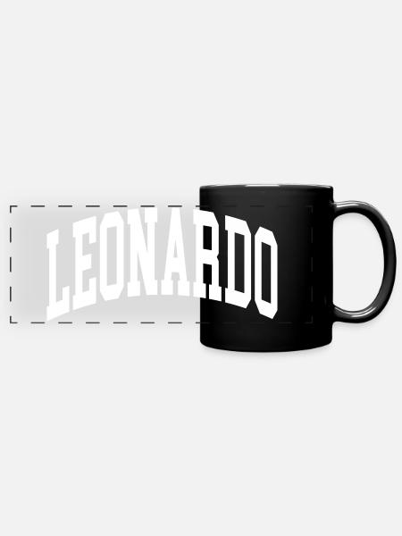 Leonardo - Panorama-Tasse farbig - Schwarz