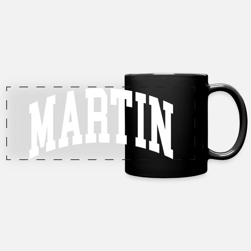 Martin - Panorama-Tasse farbig - Schwarz
